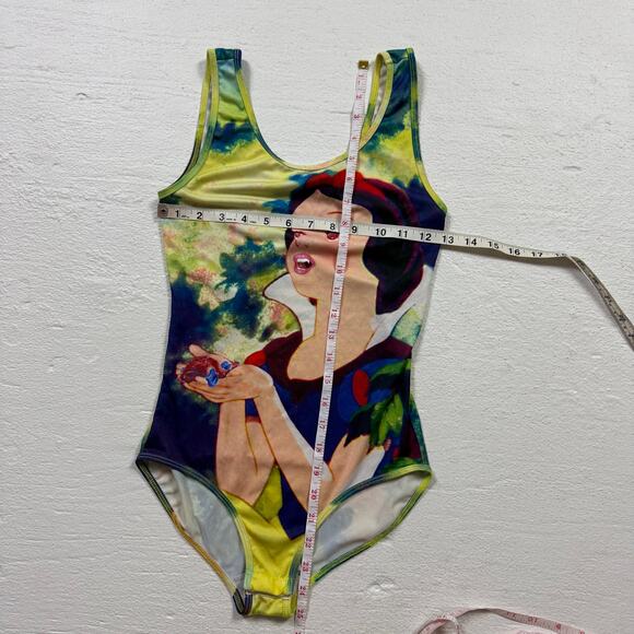 Upcycled Disney Snow White Vampire Bodysuit, Size Medium - Picture 4 of 8